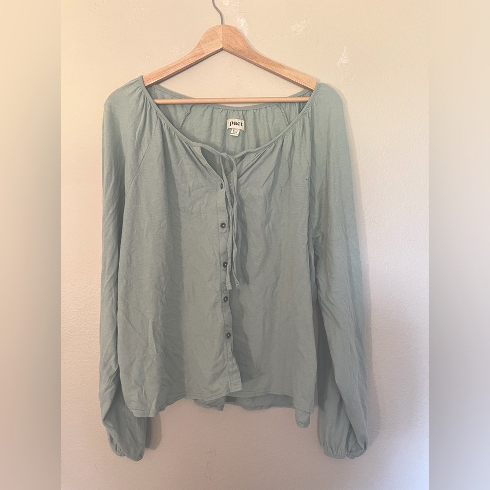 PACT Blouse 100% Organic Cotton Size L